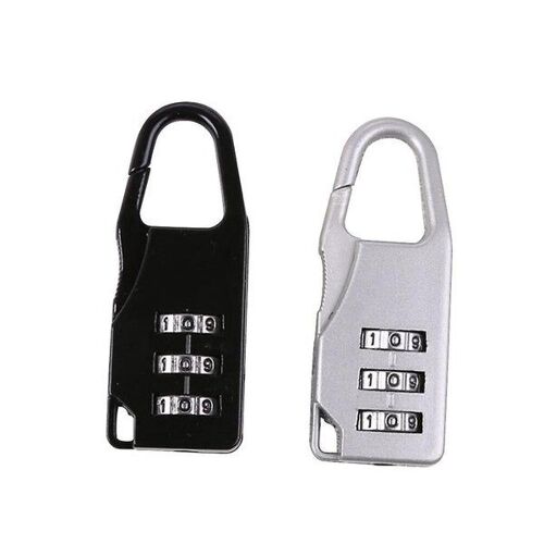 Lot de 6 cadenas à combinaison numérique en alliage de zinc ¿ Cadenas portables à 3 chiffres avec mot de passe pour bagages, armoires et sacs à dos