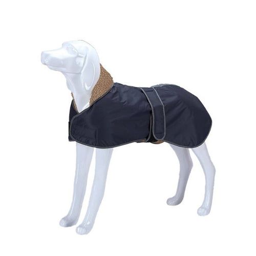 Veste D'hiver Pour Chien Fancygrab Xl - Manteau Polaire Imperméable Avec Bandes Réfléchissantes Pour Plus De Chaleur Et De Style, Noir