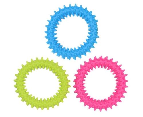 Lot De 3 Jouets À Mâcher Pour Chiots - Jouets Dentaires En Caoutchouc Durable Pour Des Dents Saines Et Des Moments De Jeu Amusants