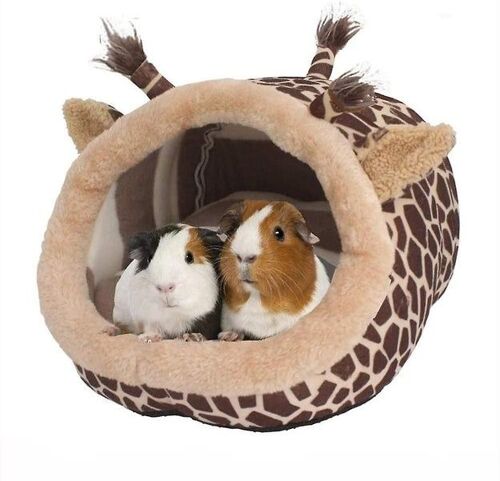 Charmants Lits D'animaux De Dessin Animé Pour Petits Animaux - Des Modèles Confortables, Lavables Et Amusants Pour Les Cochons D'inde, Les Hamsters, Les Hérissons Et Plus Encore