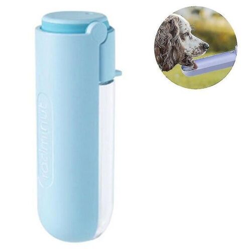 Bouteille D'eau Pliable Pour Chien Pour La Randonnée - Portable, Étanche, Sans Bpa, Capacité De 420 Ml, Idéale Pour Les Aventures En Plein Air Avec Des Animaux De Compagnie