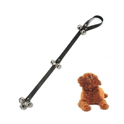 Sonnettes Pour Chien En Cuir De Qualité Supérieure - Système Efficace De Dressage Pour Chiots Avec 7 Cloches En Cuivre Puissantes Pour Une Communication Facile Et Un Apprentissage De La Propreté