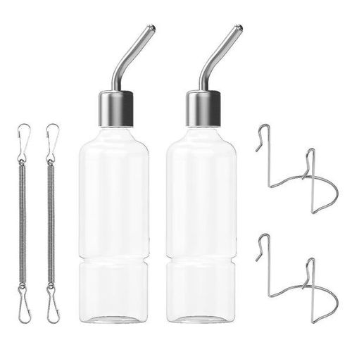 Bouteille D'eau Suspendue Villcase Pour Petits Animaux - Étanche, Anti-Poussière, Idéale Pour Chinchillas Et Lapins En Clapiers Intérieurs