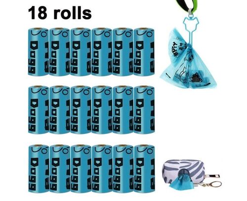 Distributeur De Sacs À Crottes De Chien Écologique Avec 270 Sacs Biodégradables - Attache Pour Laisse Pour Un Nettoyage Facile Lors Des Promenades