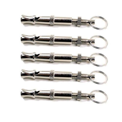 Lot De 5 Sifflets Ultrasoniques Réglables Pour Chiens  - Pour Un Dressage Efficace  - Arrêtez D'aboyer, Enseignez Des Ordres, Portables Et Sans Danger Pour Les Animaux