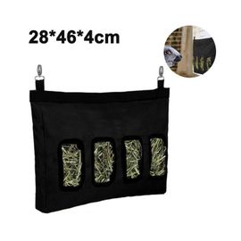Sac À Foin Durable Pour Lapins Et Cochons D'inde ¿ Sûr, Facile À Installer, Compact Pour Petits Animaux ¿ Options Rouge, Bleu, Noir