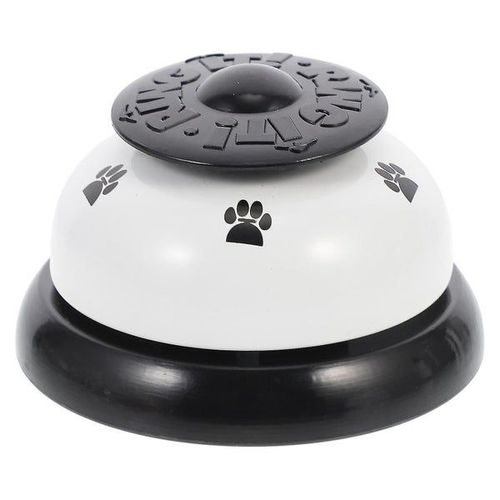 Clochette D'appel En Métal Pour Le Dressage Des Animaux De Compagnie - Jouet De Communication Pour Chien Avec Motif D'empreintes De Pattes, Durable, Interactif, Parfait Pour L'apprentissage De La Propreté Et Le Jeu