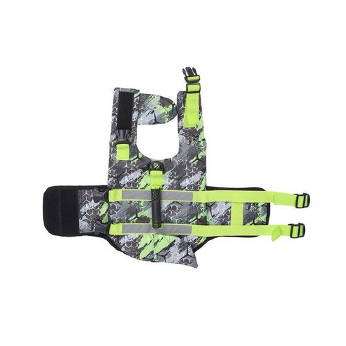 Gilet De Sauvetage Réglable De Qualité Supérieure Pour Chien ¿ Gilet De Sauvetage Sûr Pour La Natation, Le Kayak, Le Bateau Et Le Surf ¿ Confortable Et Facile À Utiliser