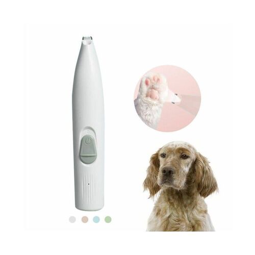 Tondeuse Électrique Silencieuse Pour Pattes D'animaux - Tondeuse De Toilettage Sûre Pour Chiens Et Chats Avec Lumière Led, Chargement Usb, Idéale Pour Les Pattes, Le Visage Et Les Oreilles