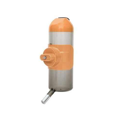 Distributeur D'eau Orange Vif Pour Animaux De Compagnie 500 Ml - Bouteille Étanche Pour Chiens, Chats Et Lapins - Design Compact Et Facile À Nettoyer