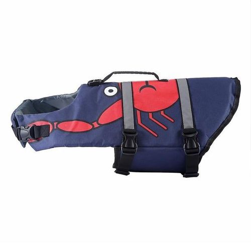 Gilet De Sauvetage Élégant Pour Chien Mermaid Man - Manteau Flottant Sûr Et Confortable Pour Les Aventures Aquatiques, Bandes Réfléchissantes, Poignée Solide, Boucles À Dégagement Rapide.