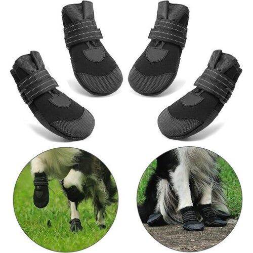 Bottes Réfléchissantes Pour Chiens Toutes Saisons ¿ Protections Imperméables Pour Pattes De Petits Et Grands Chiens, Confortables Et Antidérapantes Pour Les Aventures En Plein Air
