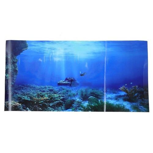 Autocollant 3d Vibrant Pour Fond D'aquarium  - Transformez Votre Aquarium Avec Un Design Sous-Marin Réaliste