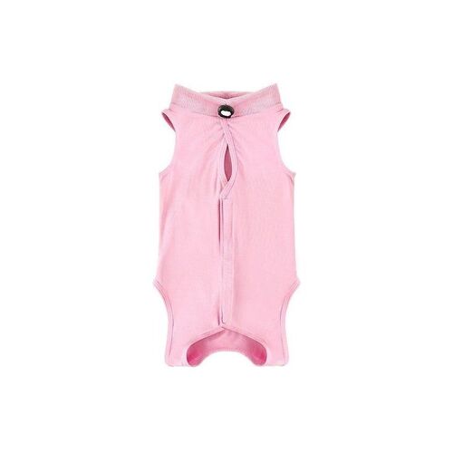 Combinaison De Stérilisation Rose Élégante Pour Chat - Tissu Modal Confortable Pour Les Soins Postopératoires Et Le Sevrage, Convient Aux Tours De Poitrine De 34 À 40 Cm, Idéale Pour Les Chats Et Les Petits Chiots