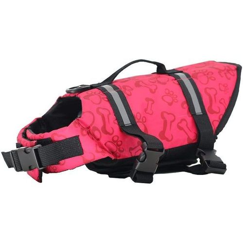 Gilet De Sauvetage Réglable Pour Chien Avec Poignée Réfléchissante - Gilet Sûr, Confortable Et À Séchage Rapide Pour Les Activités Aquatiques