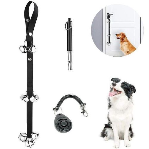 Système De Dressage Réglable Pour Chien Avec 7 Cloches Puissantes - Tissu En Nylon Durable, Solution Facile Pour L'apprentissage De La Propreté Des Chiots