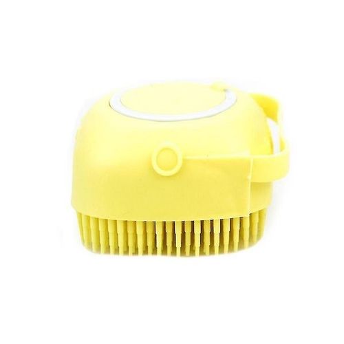 Brosse De Bain Et De Massage En Caoutchouc De Silicone Pour Animaux De Compagnie - Outil De Toilettage Doux Pour Chiens Et Chiots, Parfait Pour Le Bain Et La Mue
