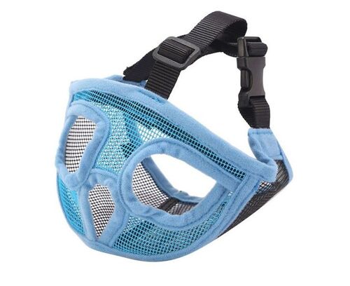 Muselière Réglable À Museau Court Pour Bouledogues Et Races À Face Plate - Confortable, Respirante, Anti-Morsures Et Anti-Aboiements - Grande Taille