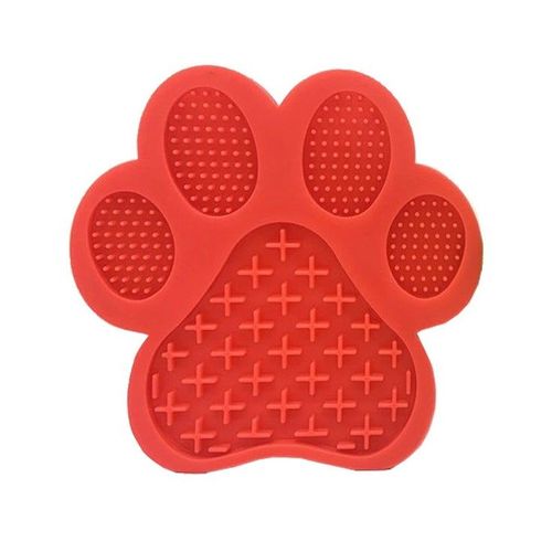 Coussin À Lécher Pour Chien Au Beurre De Cacahuète Avec Ventouses ¿ Distraction Sûre En Silicone Pour Le Bain, Le Soulagement De L'anxiété Et La Santé Dentaire