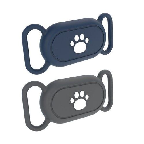 Lot De 2 Supports De Collier En Silicone Pour Chat Samsung Galaxy Smarttag2  - Accessoire Durable, Élégant Et Sûr Pour Le Suivi Des Animaux.