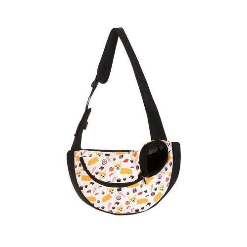 Sac De Transport Pliable Et Élégant Pour Chien ¿ Sac Étanche Pour Petits Animaux, Idéal Pour Les Voyages Et Les Aventures En Plein Air ¿ Beige