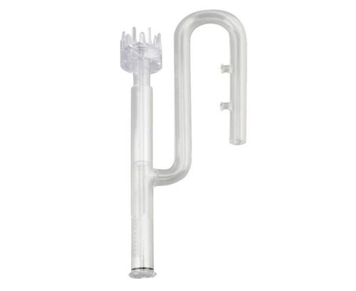 Tuyau D'arrivée D'eau En Verre Transparent Avec Écumeur De Surface Pour Aquariums ¿ Idéal Pour Les Filtres À Cartouche Et Les Plantes Aquatiques