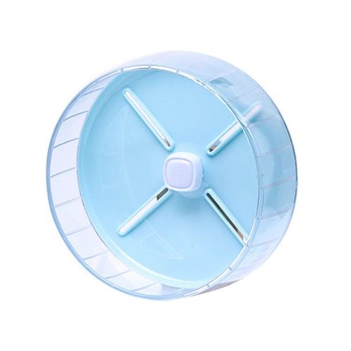 Roue D'exercice Silencieuse Pour Hamster Bleu De 26 Cm - Antidérapante, Durable, Parfaite Pour Les Petits Animaux, Favorise Un Temps De Jeu Sain