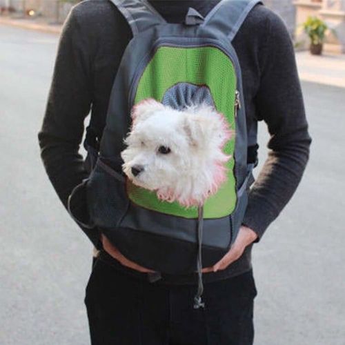Sac À Dos Pet Adventure  - Sac De Transport Respirant Pour Petits Chiens Et Chiots Avec Design Tête En Bas, Bretelles Réglables Et Poches De Rangement