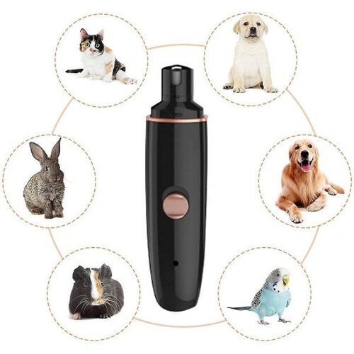 Lime Et Broyeur À Griffes Pour Chien Doux ¿ Coupe-Griffes Silencieux Et Rechargeable Avec Embout Diamanté, 2 Vitesses, 3 Ports Pour Un Toilettage Sûr Des Animaux