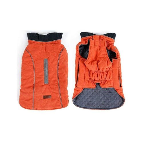 Veste Réfléchissante Chaude Pour Chien - 3xl Orange, Manteau Élégant Avec Fermeture À Ruban Magique, Trou Pour Laisse, Confort Et Sécurité Par Tous Les Temps
