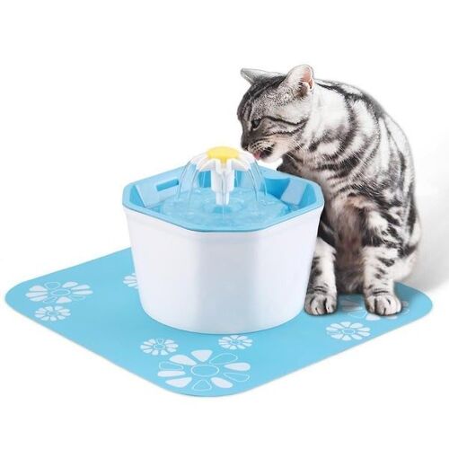 Station D'hydratation Pour Animaux De Compagnie  - Fontaine À Eau Automatique De 1,6 L Pour Chats Et Chiens Avec Débit Réglable Et Fonctionnement Silencieux