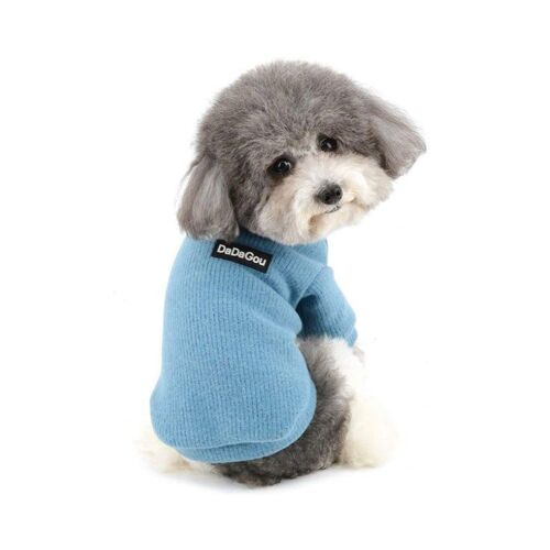 Pull D'hiver Douillet Pour Chiens Et Chats - Pull En Tricot Zippé Élégant, Chaud Et Confortable, Idéal Pour Les Aventures Par Temps Froid