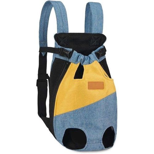 Sac À Dos De Transport Pour Chien Orienté Vers L'avant - Conception Confortable Et Sécurisée Avec Les Jambes Vers L'extérieur Pour Les Animaux De Petite Et Moyenne Taille - Parfait Pour Les Aventures