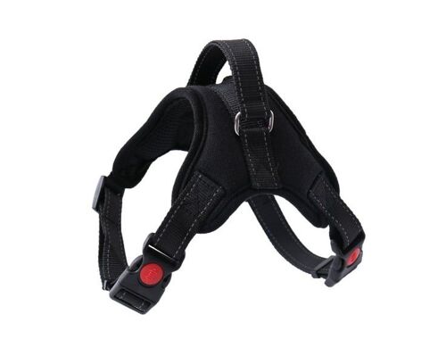 Harnais Réglable Anti-Traction Pour Chien ¿ Gilet En Tissu Oxford Résistant Pour Grands Chiens (36-55 Kg) ¿ Confortable Et Facile À Utiliser Pour Les Aventures En Plein Air