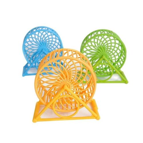 Lot De 3 Roues De Course Durables Pour Animaux De Compagnie ¿ Exercice Et Jeu Amusants Pour Petits Animaux Comme Les Hamsters Et Les Souris ¿ Sûr, Facile À Nettoyer, Design Coloré