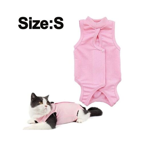 Combinaison De Convalescence Confortable Pour Chats, Plaies Et Problèmes De Peau ¿ Alternative Au Collier Électronique, Coton Doux, Anti-Fuite, Différentes Tailles Et Couleurs