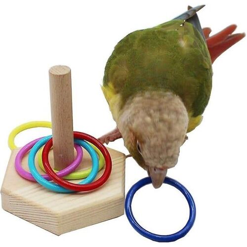 Jouet D'entraînement Interactif Hexagonal Pour Perroquets - Jeu Engageant, Durable Et Éducatif Pour Les Oiseaux De Petite Et Moyenne Taille