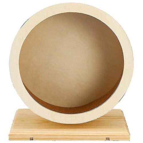 Roue D'exercice Silencieuse En Bois Pour Hamster - Roue De Course Durable, Sûre Et Engageante Pour Les Petits Animaux - Parfaite Pour La Maison Ou Les Animaleries
