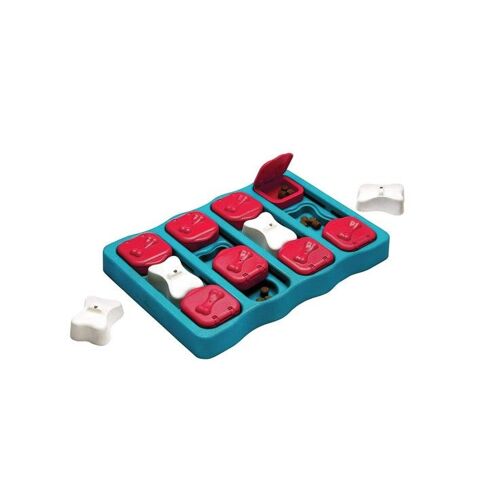 Jouet Puzzle Interactif Pour Chien - Distributeur De Friandises En Forme De Brique Pour Une Stimulation Mentale Et Un Jeu Positif