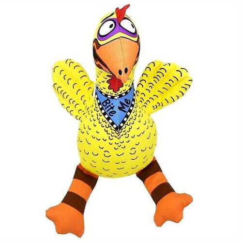 Jouet Durable En Forme De Gros Poulet Jaune Pour Chiens - Résistant Aux Morsures De Crocodile Avec Fonction Sonore Pour Un Plaisir Et Un Temps De Jeu Sans Fin