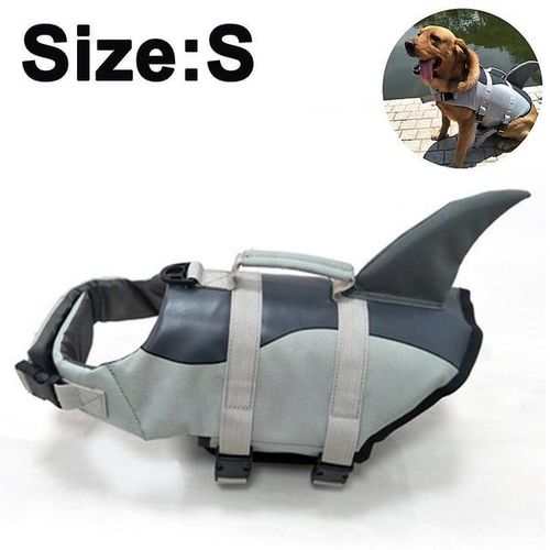 Gilet De Sauvetage Élégant Pour Chien ¿ Gilet Indéchirable Réglable Pour Nager Et S'amuser En Toute Sécurité ¿ Disponible En Gris Et Rose, Tailles S, M, L