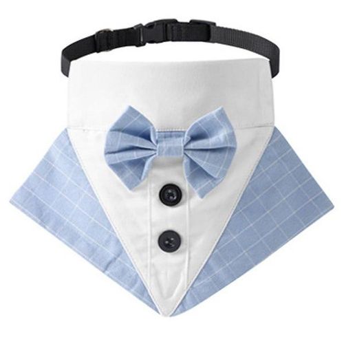 Collier Bandana Élégant Et Réglable Pour Chien Avec N?ud Papillon - Parfait Pour Les Mariages Et Les Occasions Spéciales