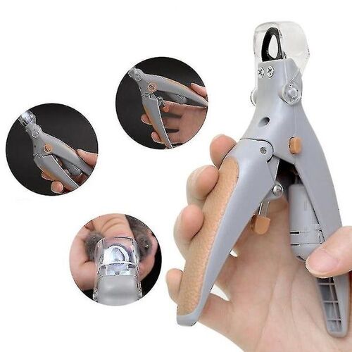 Coupe-Griffes Pour Chat Avec Éclairage Led, Grossissement X5 Et Lime À Ongles  - Une Coupe Sûre Et Précise Pour Votre Félin.