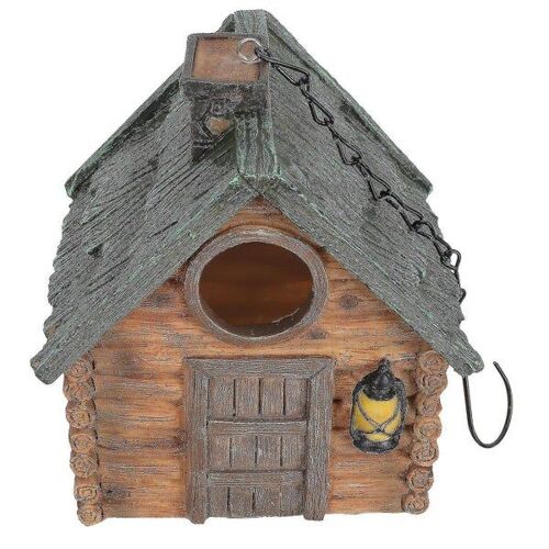 Nichoir En Résine Vibrante ¿ Cage Suspendue Colorée Pour Jardin Et Cour, Refuge Douillet Pour Oiseaux, Design Durable Et Résistant Aux Intempéries