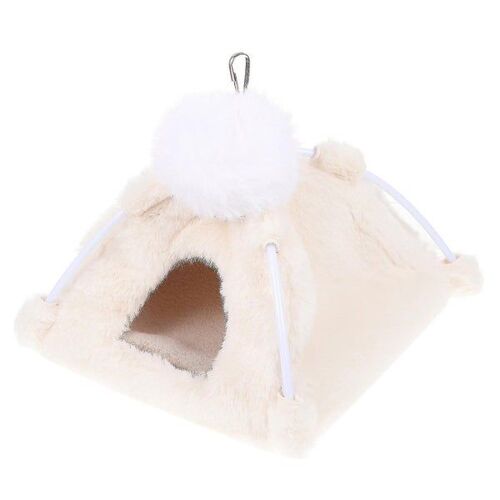 Hamac D'hiver Douillet Pour Petits Animaux - Lit Moelleux Pour Oiseaux, Hamsters Et Autres - Refuge Chaleureux Et Décoratif