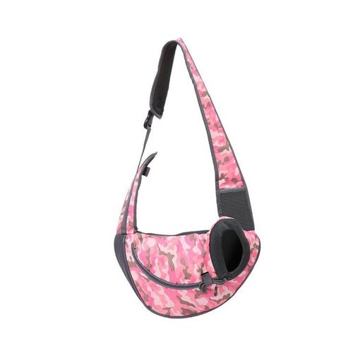 Sac Bandoulière Rose Élégant Pour Animaux De Compagnie - Taille S, Sac De Transport Mains Libres Pour Chiens Pour Les Aventures En Plein Air, Confortable Et Sécurisé Pour Les Animaux Jusqu'à 2,5 Kg