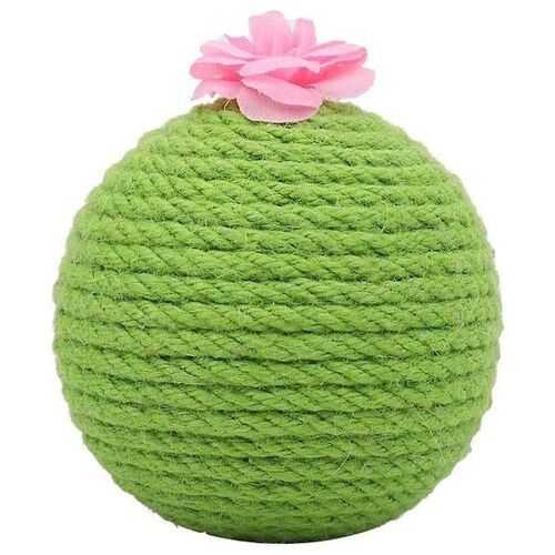 Balle Jouet En Sisal Engageante Pour Chat Et Chaton - Naturelle, Durable Et Infusée D'herbe À Chat Pour Un Jeu Actif Et Un Plaisir De Grattage