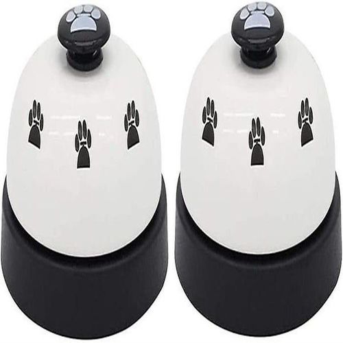 Lot De 2 Clochettes Interactives Pour Dressage De Chien ¿ Dispositif D'apprentissage De La Propreté Et De Communication Avec Clicker ¿ Design Durable Et Élégant