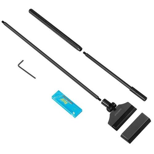 Grattoir À Algues Popetpop 65 Cm En Acier Inoxydable Pour Aquariums ¿ Outil De Nettoyage Durable Et Facile À Utiliser Avec Tête Élargie