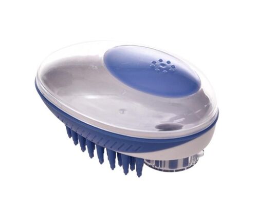 Brosse De Bain En Silicone Pour Chien ¿ Outil De Toilettage Pour Un Nettoyage Et Un Massage Faciles, Parfaite Pour Toutes Les Races, Poignée Amovible Et Confortable